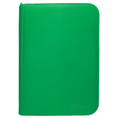Vivid 4-Pocket Zippered PRO-Binder - Green